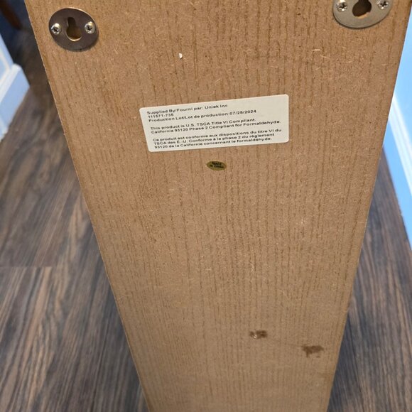 KATE & LAUREL Decorative Iron Lantern and Wood & Iron Wall Mounted Hanger - Picture 4 of 5